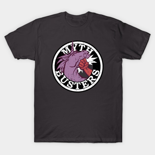 Myth Busters T-Shirt by Emchromatic